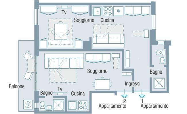 La Romantica Rapallo Kültér fotó